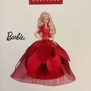 Barbie 2022 Holiday Ornament in Red